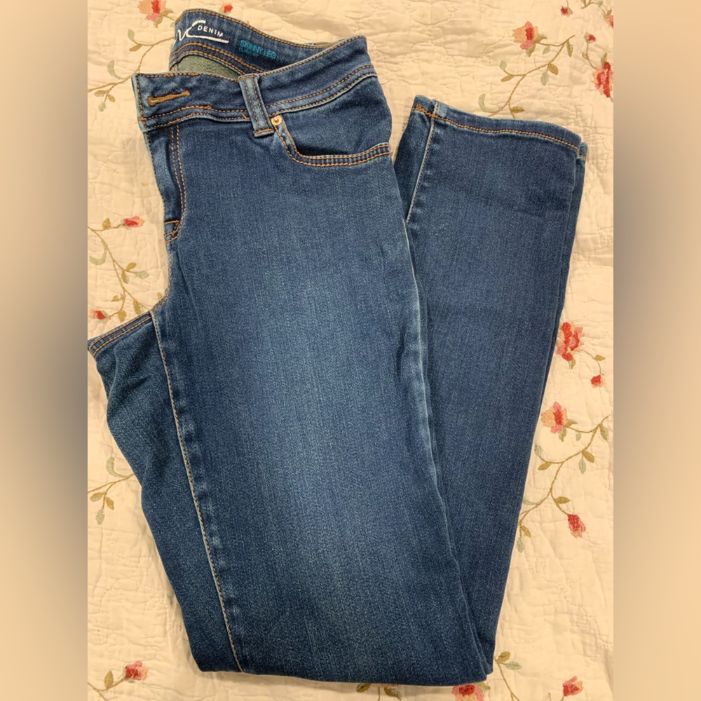 INC International Concepts Women's Blue Straight Leg Jeans